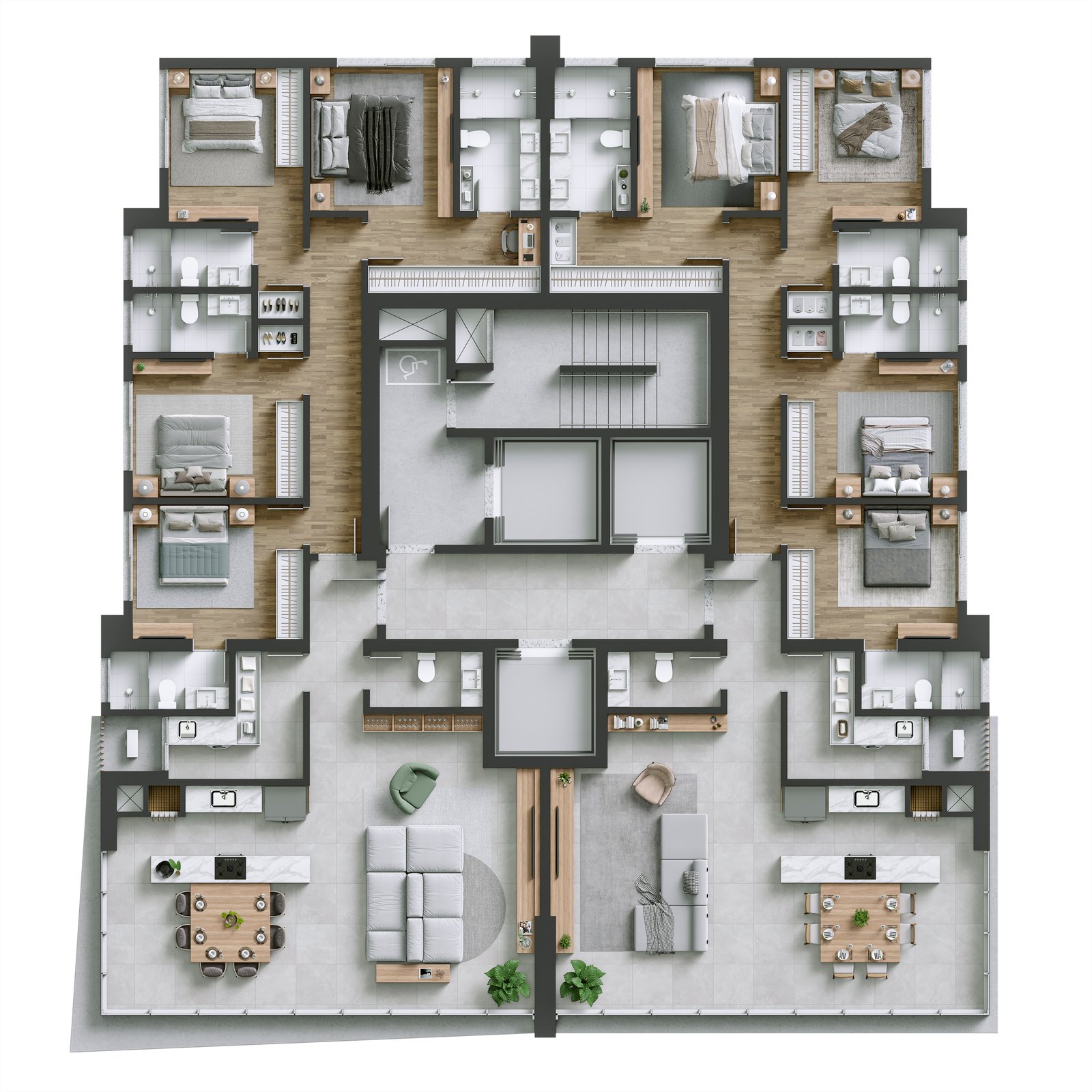 Planta humanizada